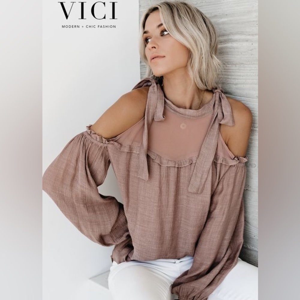 Fair Maiden ruffle tie top